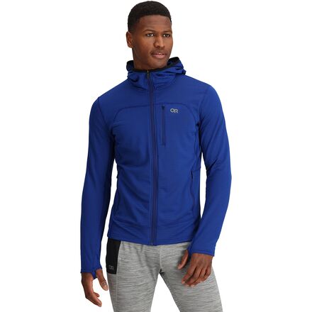 Vigor Grid Fleece Full-Zip Hooded Jacket - Men's